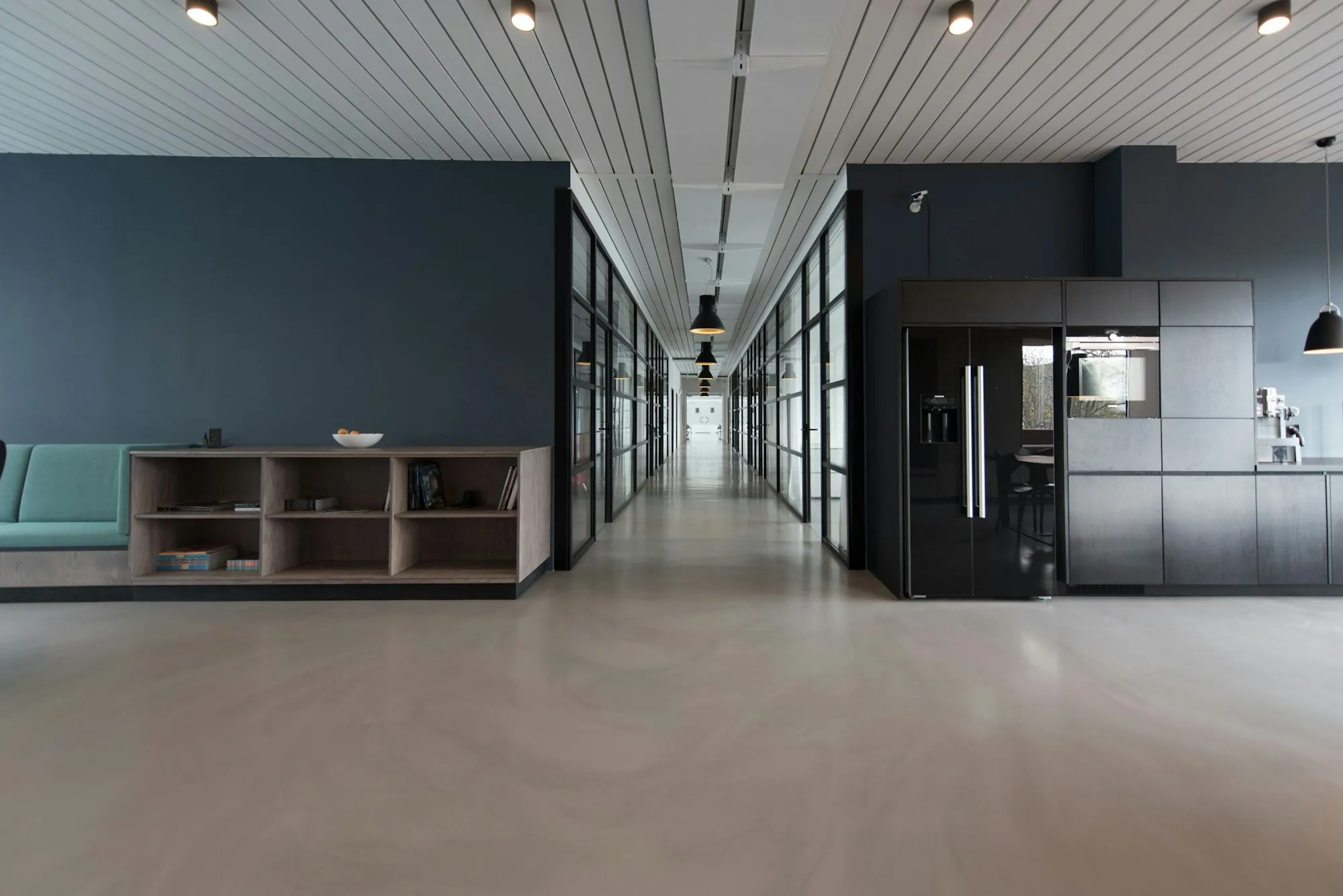 A bright, modern office